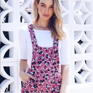 NWT Blackmilk Mickey Overalls size Small